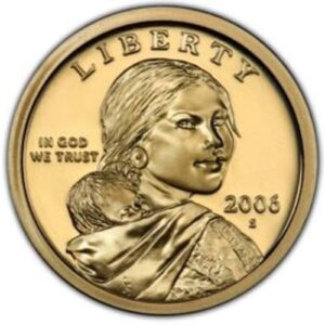 2006 s proof sacagawea dollar choice uncirculated us mint