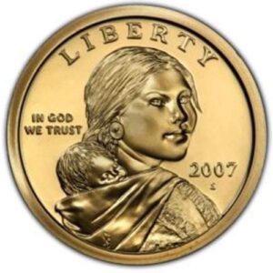 2007 s proof sacagawea dollar choice uncirculated us mint