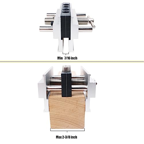 AUTOTOOLHOME Self Centering Doweling Jig Dowel Drill Guide Bushings Set Wood Dowel Jig Kit Woodworking Joints Tools