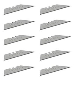 bosch professional ten replacement blades for folding knife (incl. trapezoid blades, one-hand dispenser, safety transport box)