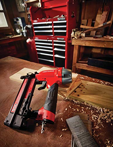 CRAFTSMAN Brad Nailer, 18GA, Pneumatic Nail Gun (CMPBN18K)