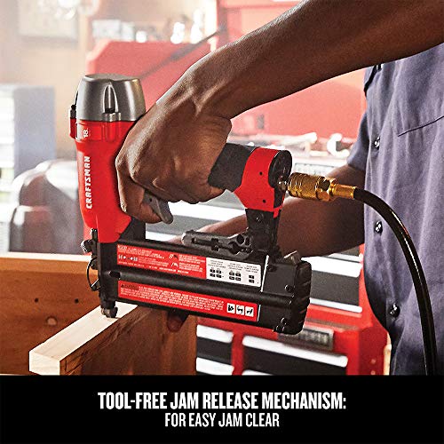 CRAFTSMAN Brad Nailer, 18GA, Pneumatic Nail Gun (CMPBN18K)