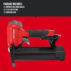 CRAFTSMAN Brad Nailer, 18GA, Pneumatic Nail Gun (CMPBN18K)