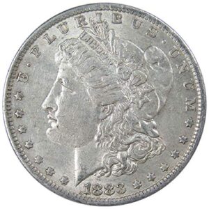 1883 o morgan dollar au about uncirculated 90% silver $1 us coin collectible