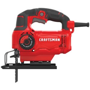 CRAFTSMAN Jig Saw, 4 Orbital Settings, Up to 3,000 SPM, 5 Amp, Corded (CMES610)