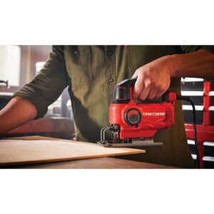 CRAFTSMAN Jig Saw, 4 Orbital Settings, Up to 3,000 SPM, 5 Amp, Corded (CMES610)