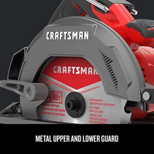 CRAFTSMAN Circular Saw, 7-1/4 inch, 15 Amp, Corded (CMES510)