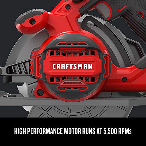 CRAFTSMAN Circular Saw, 7-1/4 inch, 15 Amp, Corded (CMES510)