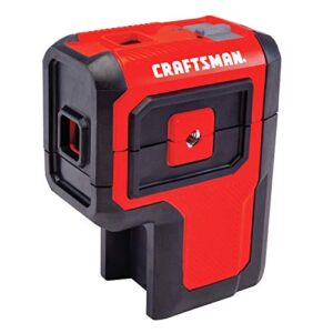 craftsman stud finder, 3 spot laser, 100 ft range, batteries included (cmht77632)