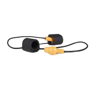 earplugs that attach to safety glasses | safety wear | hearing protection with plug storage case for eyewear and sunglasses | 27/29 nrr