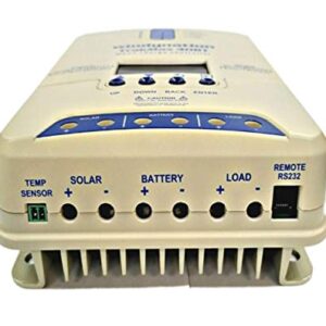 WindyNation TrakMax MPPT 40A Solar Charge Controller 12 or 24 Volts for Sealed, AGM, Gel, and Lithium Batteries + Remote Meter Kit