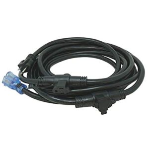 southwire 65038901 14/3 25-ft. generator power cord; black