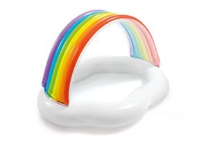 intex rainbow cloud inflatable baby pool, for ages 1-3