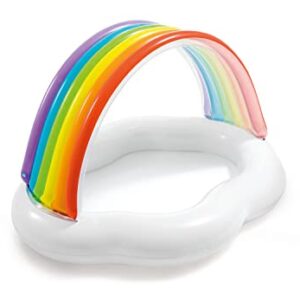 Intex Rainbow Cloud Inflatable Baby Pool, for Ages 1-3