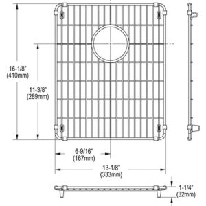 ELKAY CTXFBG1316 Crosstown Stainless Steel Bottom Grid