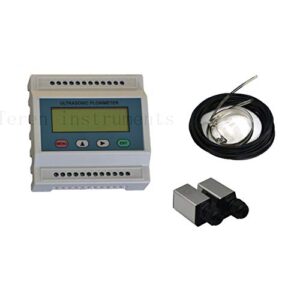 TDS-100M-S2 Ultrasonic Flow Meter Modular Flowmeter with S2 Clamp On Transducer for DN15-DN100 Pipe Size Camp-on Ultrasonic Flow Meter