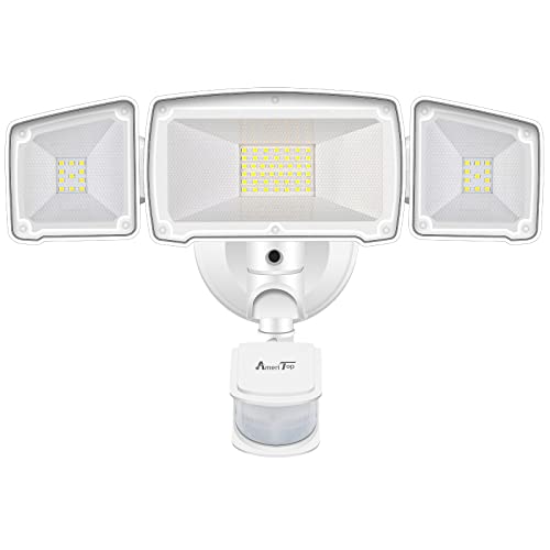 AmeriTop Motion Sensor Lights Outdoor, 2-in-1 Ultra Bright 3500LM 35W LED Security Flood Lights with Motion Sensor Mode & Dusk to Dawn Sensor Mode/ETL Certified, IP65 Waterproof