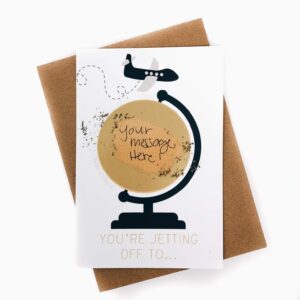 You're Jetting Off To Travel Card Scratch To Reveal Your Personal Message Surprise Gift