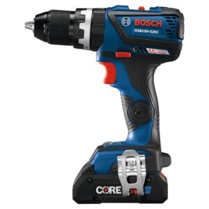 BOSCH GSB18V-535CB15 18V EC Brushless Connected-Ready 1/2 In. Hammer Drill/Driver with (1) CORE18V® 4 Ah Advanced Power Battery