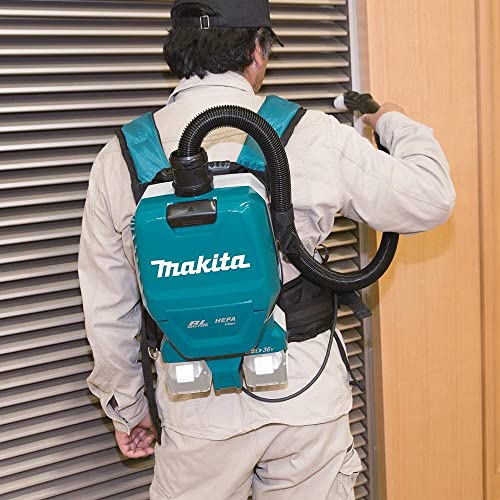 Makita XCV09Z 18V X2 LXT® Lithium-Ion (36V) Brushless Cordless 1/2 Gallon HEPA Filter Backpack Dry Vacuum, Tool Only
