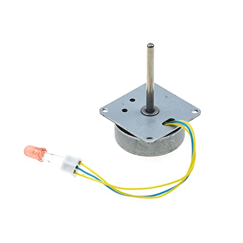 3 Phase Micro Brushless Generator Mini Wind Hand Generator DIY Motor 3-24V AC with Led Lamp Bead