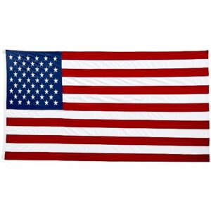 5x9.5 american casket flag with embroidered stars for united states veteran burial, funeral, coffin, military memorial service, patriotic decor