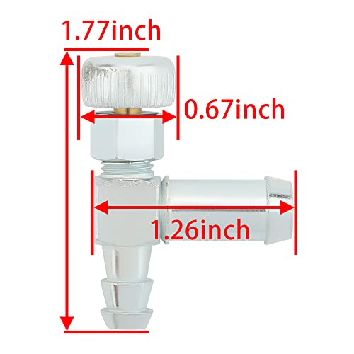 Allong Tank Fuel Hose Filter Gas Shut-Off Valve Grommet Bushing Fits 3000 5000 6250 Watts Craftsman Coleman Powermate Maxa GX240 Generator Snapper Snowblower Snow Thrower