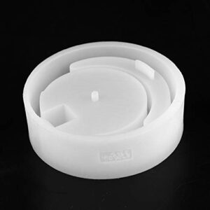 Silicone Pot Mold with Stairs Concrete Flower Pot Mould Garden Bonsai Decorating Tools