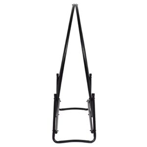 COSTWAY VD-3027OP Firewood Log Rack Hoop Tubular Steel Wood Storage Holder for, 40", Black