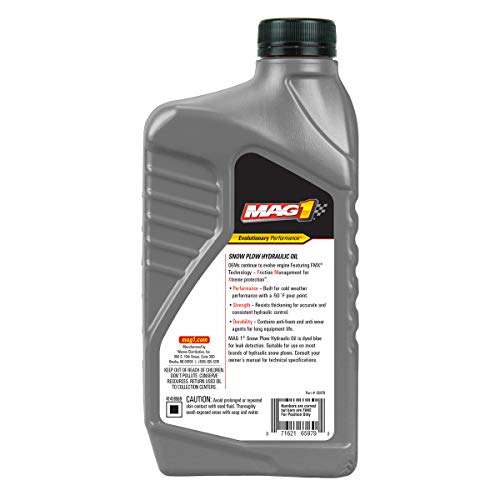 6 Quart -50° Snow PLOW Hydraulic Oil Compatible with Meyer 15134 Fisher 28531 Western 49311