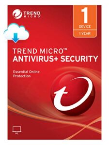 trend micro antivirus+, 1 user [digital] [pc download]