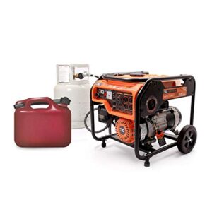 ETQ Tough Quality 2000/3600Watt Portable Generator - Extremely Quiet - CARB Compliant (3600W dual fuel)