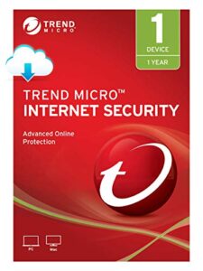 trend micro internet security, 1 user [digital] [pc/mac download]