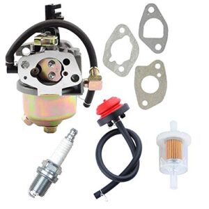 hifrom carburetor fuel filter primer bulb spark plug replacement for mtd snow blower troy bilt storm 2410 2420 2620 2690 2690xp 524we 524swe snowthrower