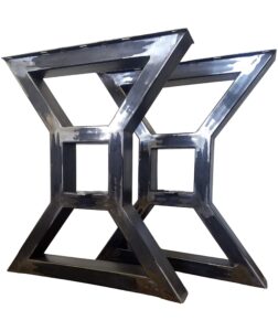 metal table legs, x-beam style - any size and color