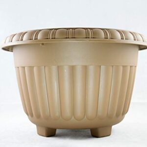 Japanese Plastic Bonsai Training Pot/Home Garden Flower Planter 10.5"x 10.5"x 7"
