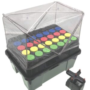 Aeroponic Cloner Machine, Cloning Machine 35 Site for Cutting Rooting Germination Kit Using 1.625 inch Neoprene Clone Inserts