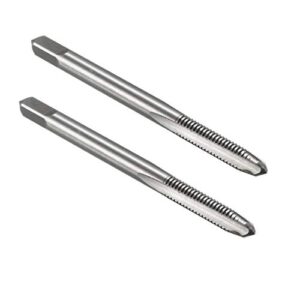 uxcell metric machine tap m4 x 0.7mm h2 high speed steel 3 straight flutes screw tapping threading machinist repair diy tool 2pcs