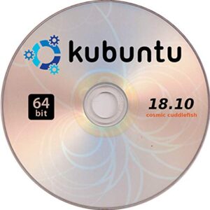 kubuntu 18.10 - latest feature release edition of ubuntu with kde desktop, 64 bit live boot / install