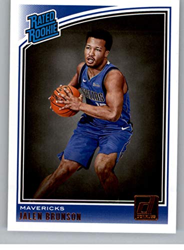 2018-19 Donruss #179 Jalen Brunson Rated Rookie RC Rookie Dallas Mavericks NBA Basketball Trading Card