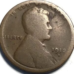 1912 D Lincoln Wheat Penny Seller About Good