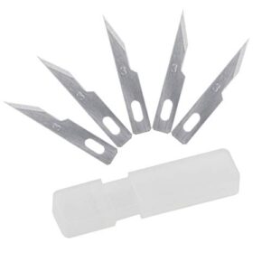 10pcs #3 high carbon steel fine point knife blades for hobby carving art and craft work cutting model pcb repair hand tool