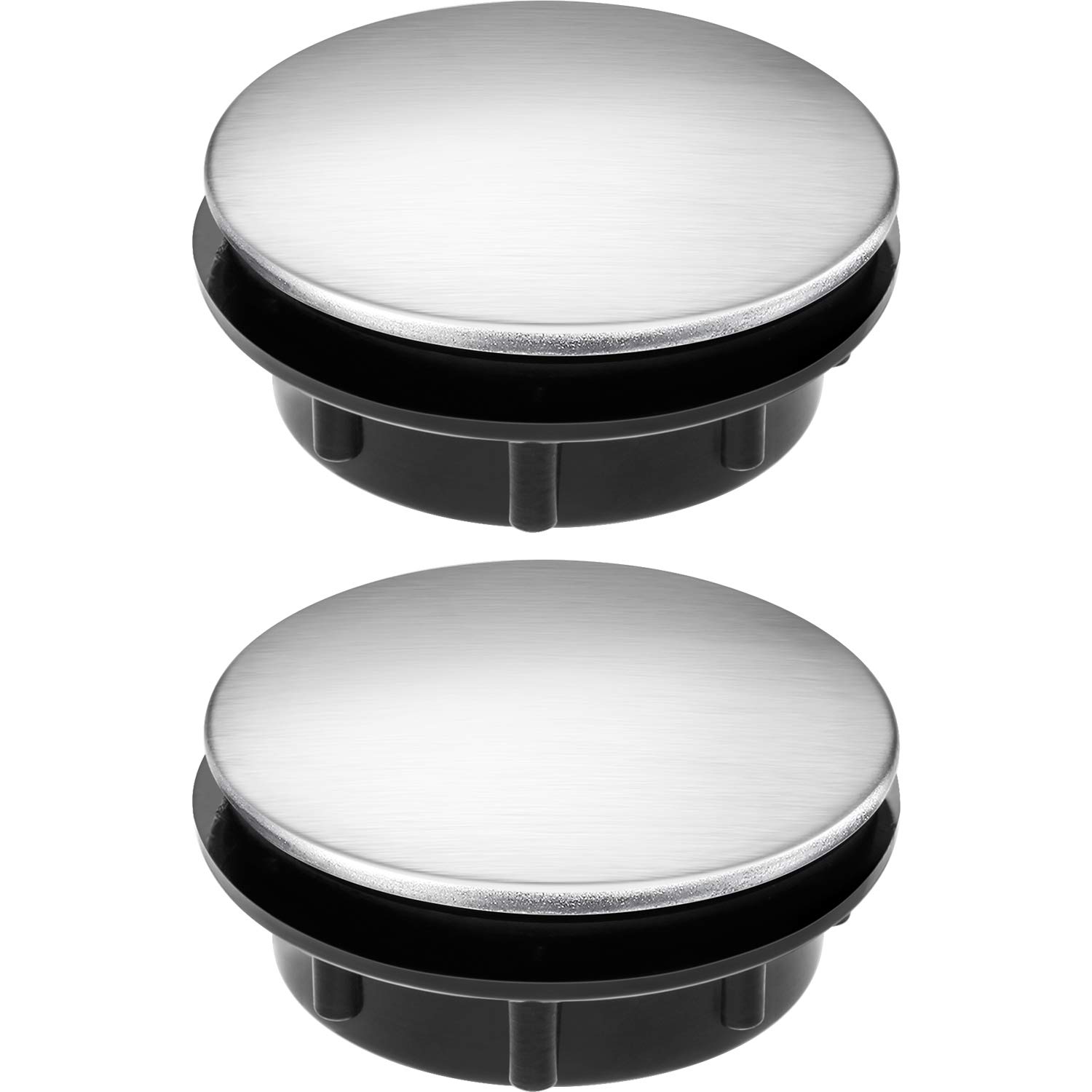 Tatuo Sink Hole Plug Sink Tap Hole Cover Kitchen Faucet Hole Cover Stainless Steel, 2 Packs (1.1 to 1.7 Inch in Diameter)