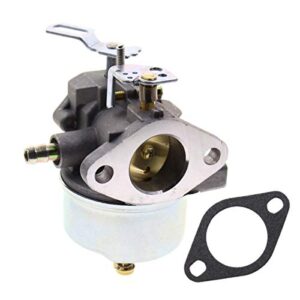 AUTOKAY 632334A Snowblower Carburetor with Gasket for Tecumseh 7 8HP HM70 HM80 HMSK80 HMSK90 Toro Ariens Mtd Sears Oregon 50-642 Snow Blower Engine Tecumseh 632370A 632110 632111 632334 632370 632536