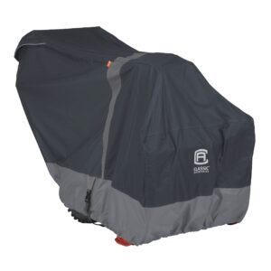 classic accessories stormpro waterproof heavy-duty snow thrower cover, gray