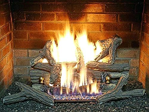 Midwest Hearth Whistle Free Gas Flex Line for Fire Pit and Fireplace - Stainless Steel (18" Long)