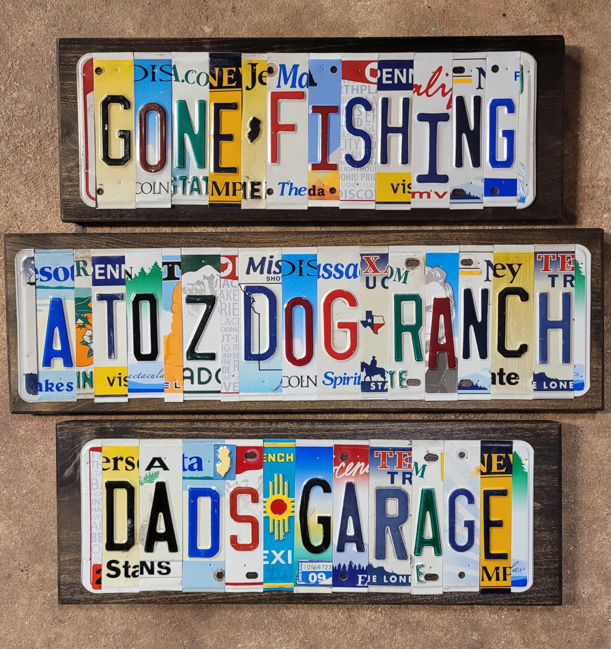 Jersey Plate Art - Custom made license plate signs