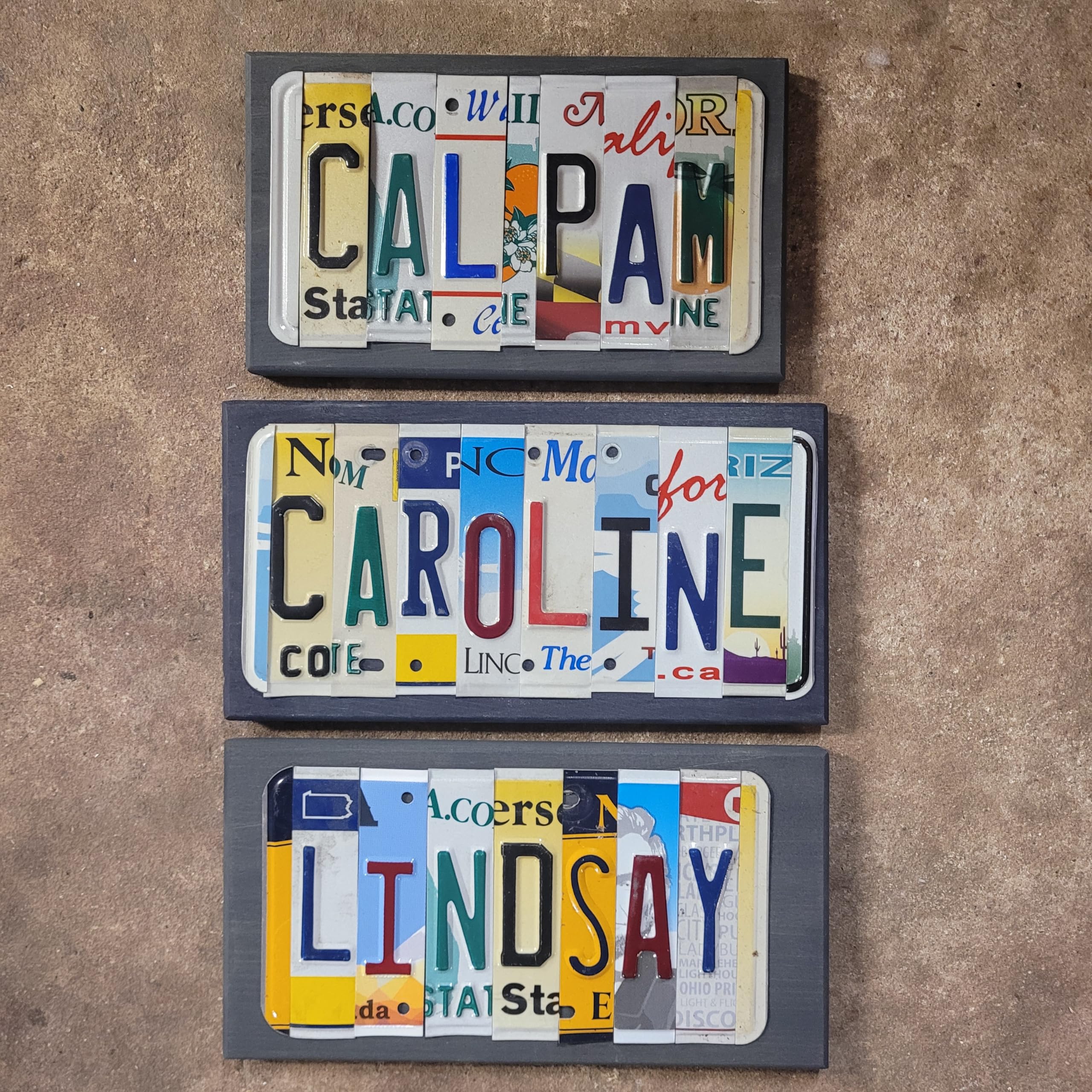 Jersey Plate Art - Custom made license plate signs