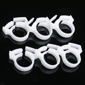 HENMI® 6 PCS Sweep Hose Attachment Clamp Clasp Replacement Pool Hose Clamps,Compatible with Polaris Pool Cleaners 180 280 360 380 480 for Polaris Tail Clamp B15 B-15