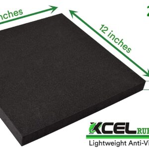 XCEL Lightweight and Versatile Foam Rubber pad, Acoustic Foam, Anti Vibration Acoustic Pads, Foam Pad, Perfect Anti Vibration pad for Washing Machines